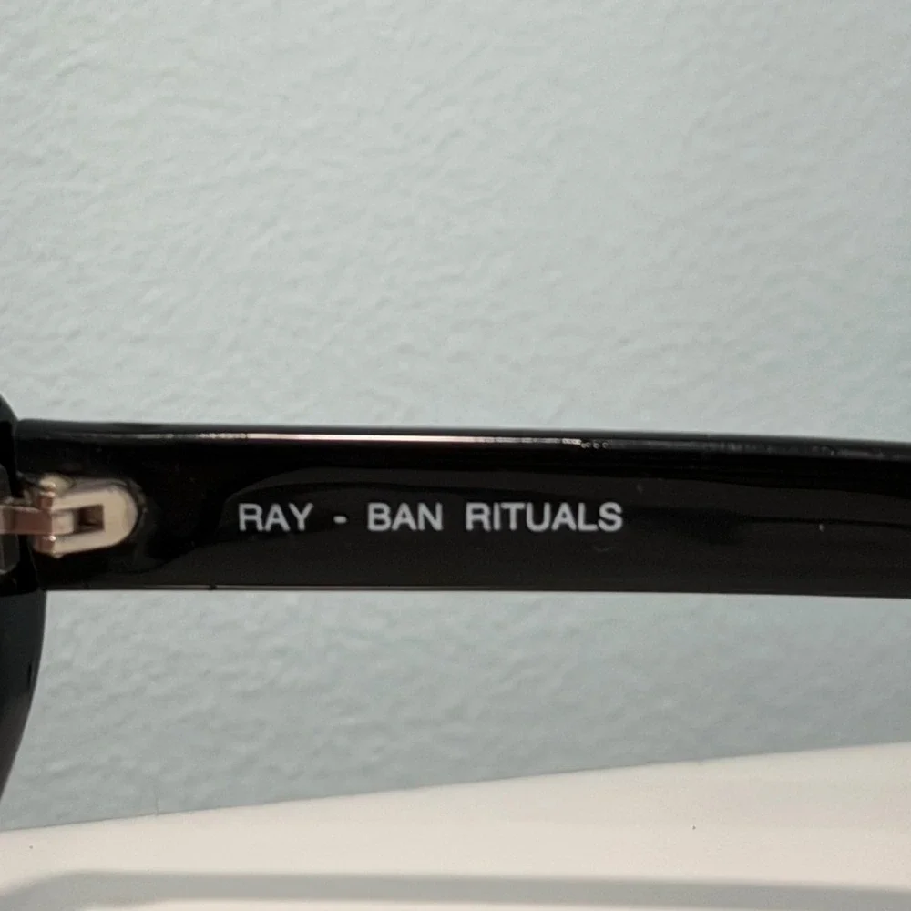 Ray-Ban Rituals W2522 Cat Eye Sunglasses Black‎ Brown Lens Vintage B&L Womens
